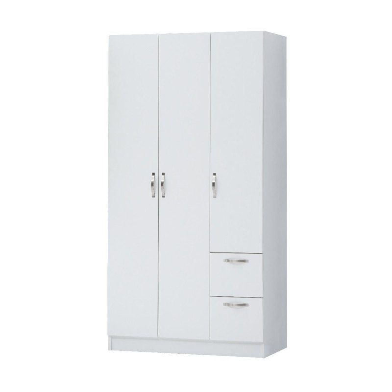 3 Door Manufactured Wood Wardrobe