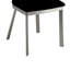 Microfibre et chaises d'appoint en métal
