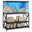 Support d'aquarium de 55 à 75 gallons avec étagère de rangement à 3 niveaux, support d'aquarium en métal pour aquarium de reptiles et support d'éleveur, structure en métal robuste-1705746790