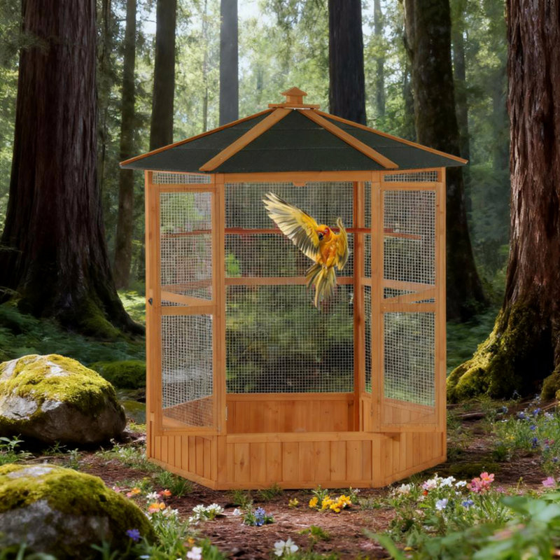 Cage à oiseaux en vol 69 po