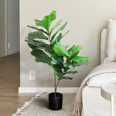 Figuier artificiel en pot
