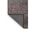 Tapis à motif floral brun-1805140968
