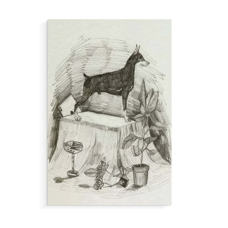 A Gentleman III - Impression sur toile seulement - NON-CADRE