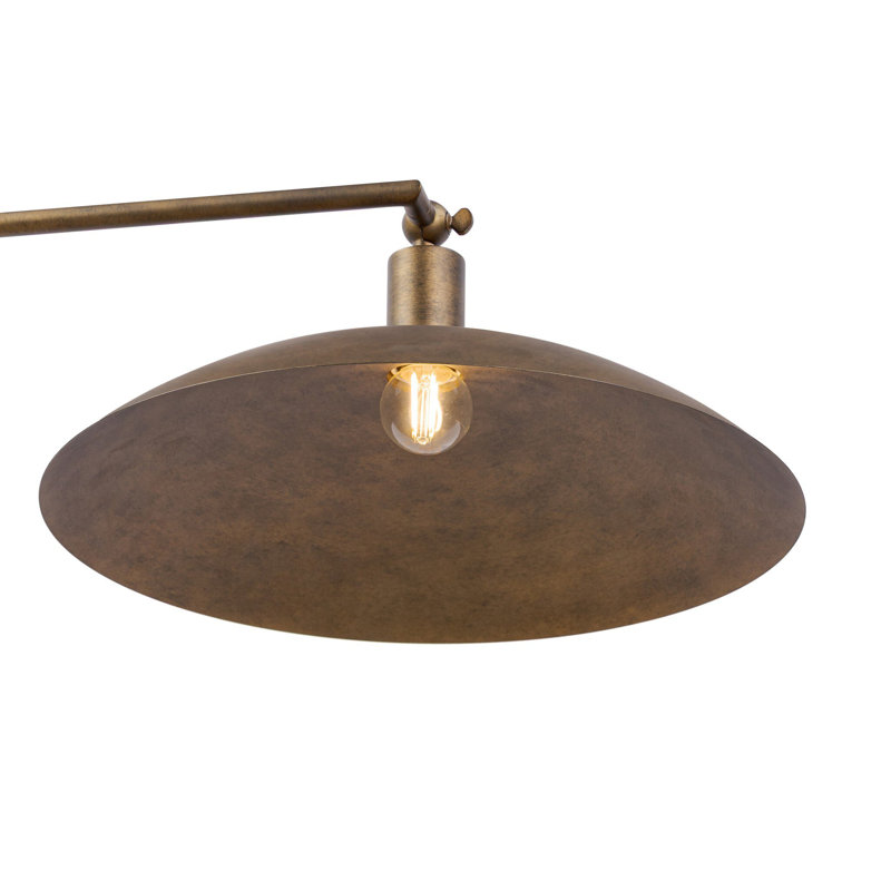 Lance Sconce-Burnished Brass Steel