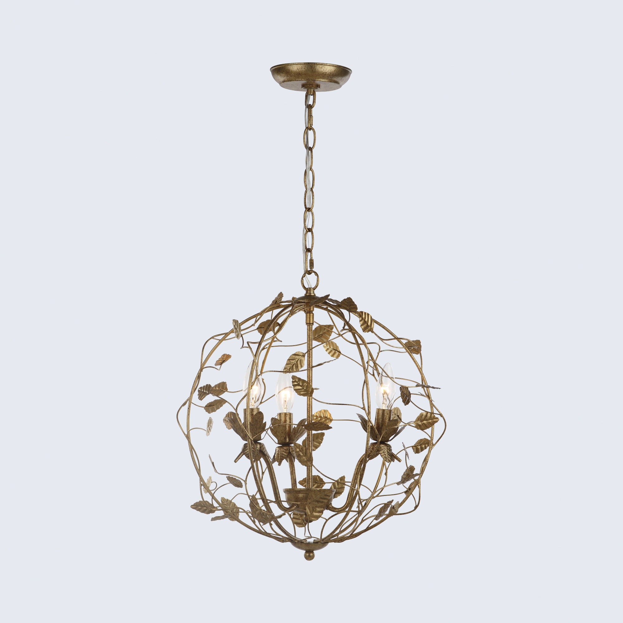 Kelly Clarkson Home Gabby 3 - Light Unique Globe Chandelier & Reviews | Wayfair
