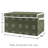 Jungle Animals Hatch Print Fabric Storage Bin