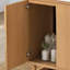 Ensemble de meuble-lavabo 30 po: structure en bois massif, avec lavabo, meuble-lavabo et rangement pour salle de bain-117530032