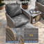 Billmont Wicker/Rattan 2 Person Seating Patio Conversation Sets With Ottoman-737205865
