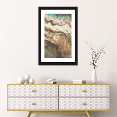 " Neutral Tierra Rectangle II " by Patricia Pinto