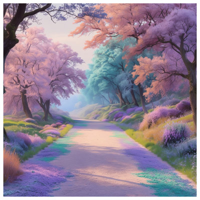 Édredon fantaisie pastel