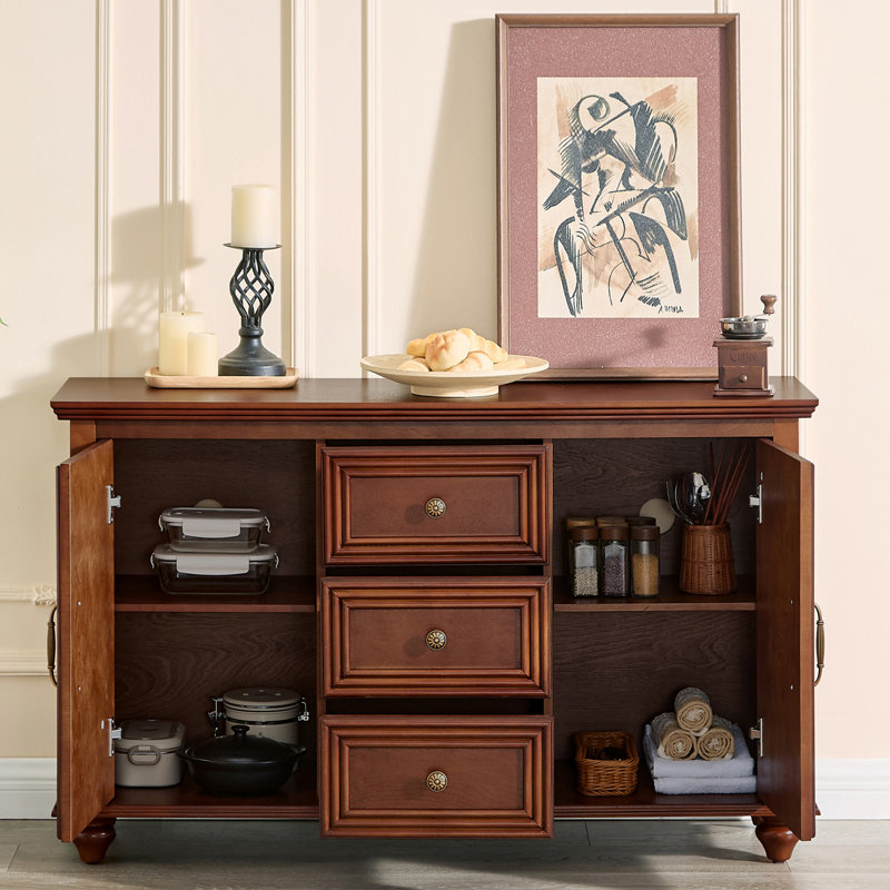 Buffet Cabinet Sideboard With 3 Drawers