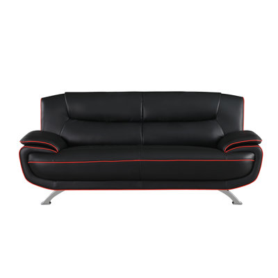 Larrabee 79'' Faux Leather Sofa