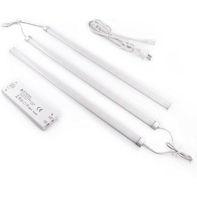 3 Pack 420mm Light Under Cabinet Light Bar 3000K with Touch Dimmer