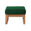 Venice Square Outdoor Teak Ottoman Patio Ottoman-1496741908