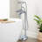 3 Handle Floor Clawfoot Tub Faucet with Diverter-52902887