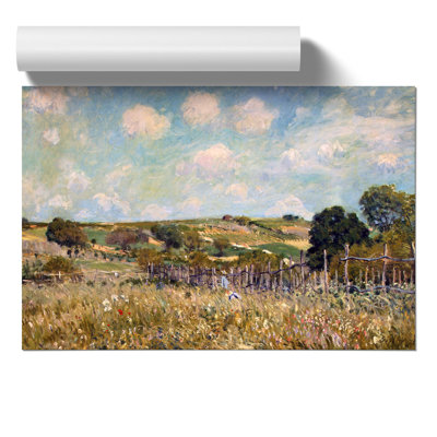 The Meadow by Alfred Sisley - No Frame Painting