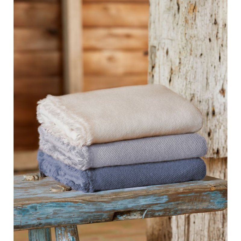 Noe Throw Blanket, Nordic Blue