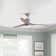 Hover 60"  3 - Blade LED Propeller Ceiling Fan with Wall Control and Light Kit Included