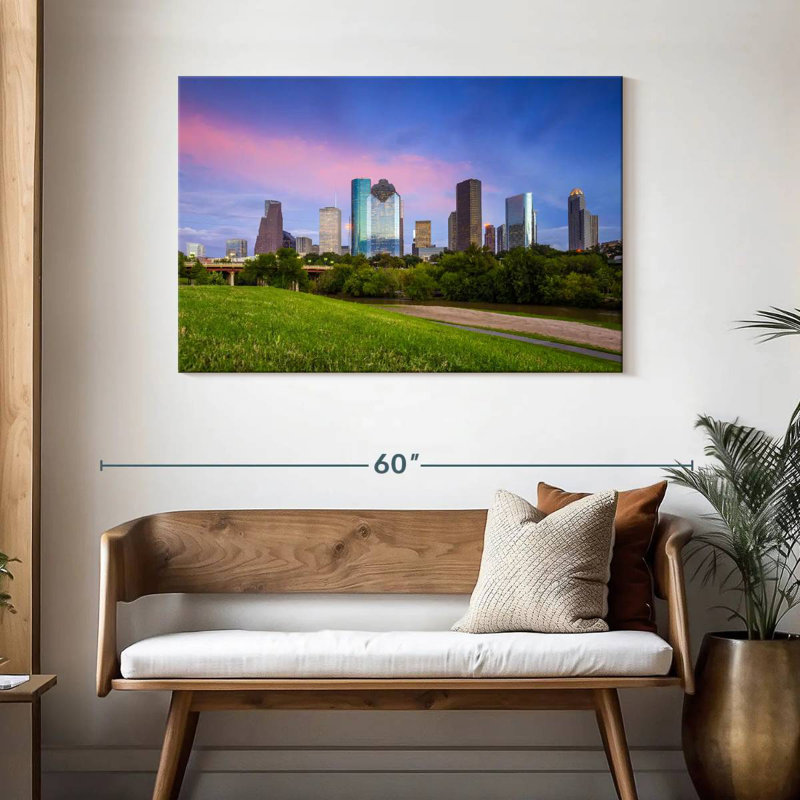 Coucher de soleil Sirci Houston, Texas, H 30 po x l 45 po