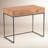 Winton 2-Drawer Rectangle Acacia Desk with Iron Base-1250426757