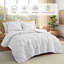  Ensemble d'édredon 3 pièces en microfibre grise-1352851889-1352851902