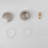 Mokleba Brush Nickel Pop-Up Bathtub Drain Stopper Replacement Kit-125199194