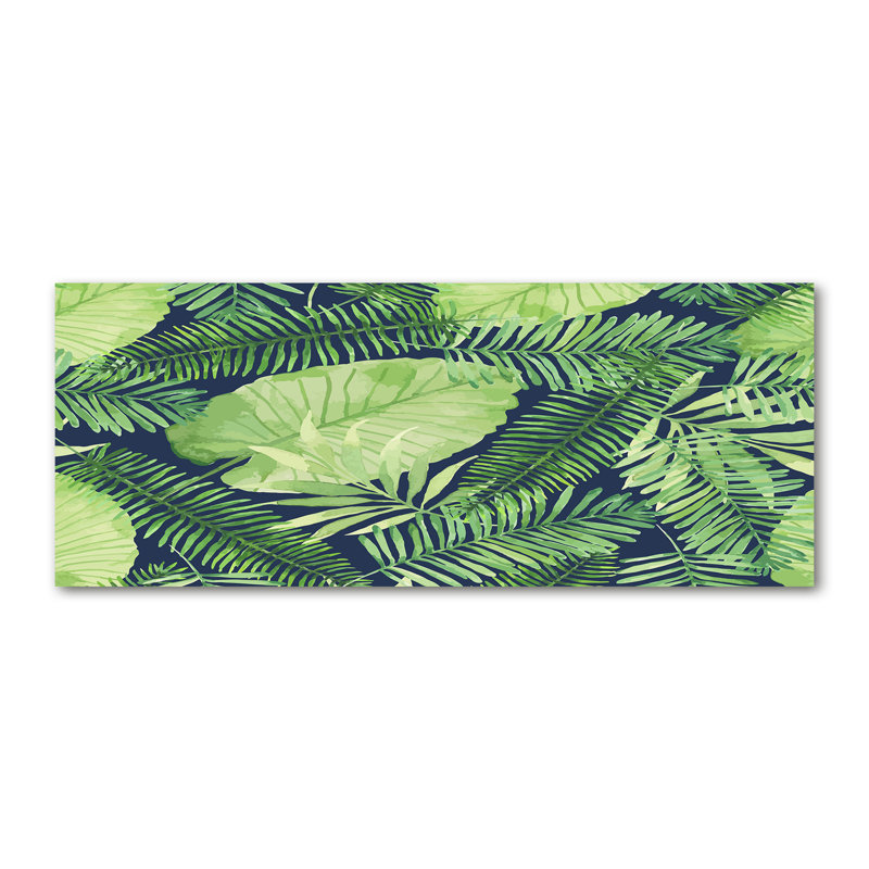 Tropical Leaves - No Frame Print, Glass, 70cm H x 100cm W