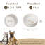 Flower Embossed Pattern Anti-skid Stoneware Dog Bowl-116384227