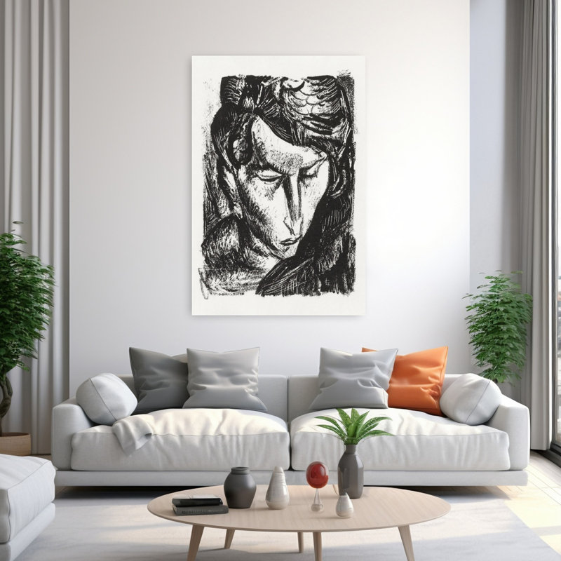 Art contemporain, art contemporain abstrait, H 60 po x l 40 po