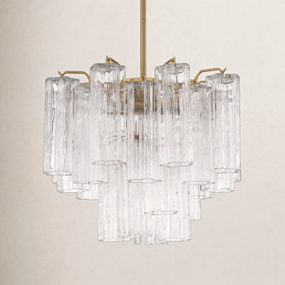 Wrightia Dimmable Tiered Chandelier