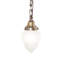 Mini-luminaire suspendu 5 po à large motif floral et colonnade