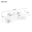 Canapé modulaire courbé 5 places Modern-1639275262