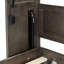 Lit simple en brun, pliable dans une armoire avec DEL, idéal pour les salles multifonctionnelles, éclairage à DEL à mécanisme hydraulique fluide et peu encombrant, petits espaces de vie bruns, solution Lift-694549668