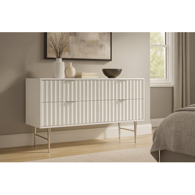 Commode double 4 tiroirs Jayvonni