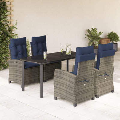 Table rectangulaire 5 pièces Vidaxl