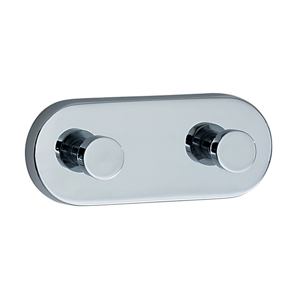 Smedbo Loft Double Towel Hook (Brushed Nickel) L357N