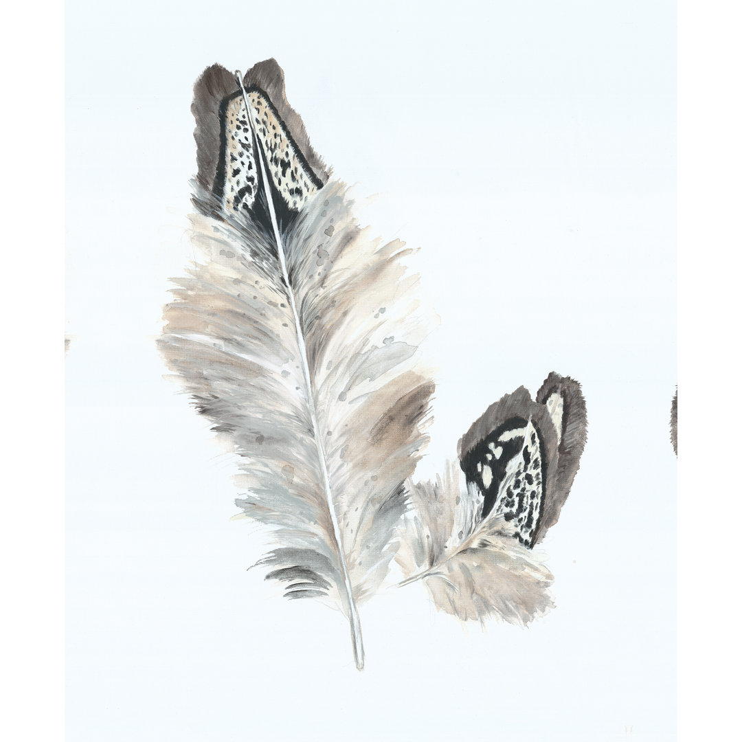 Feather - Wrapped Canvas Painting Print