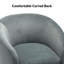 Holden 31.5" Wide Velvet Swivel Barrel Chair-956666789