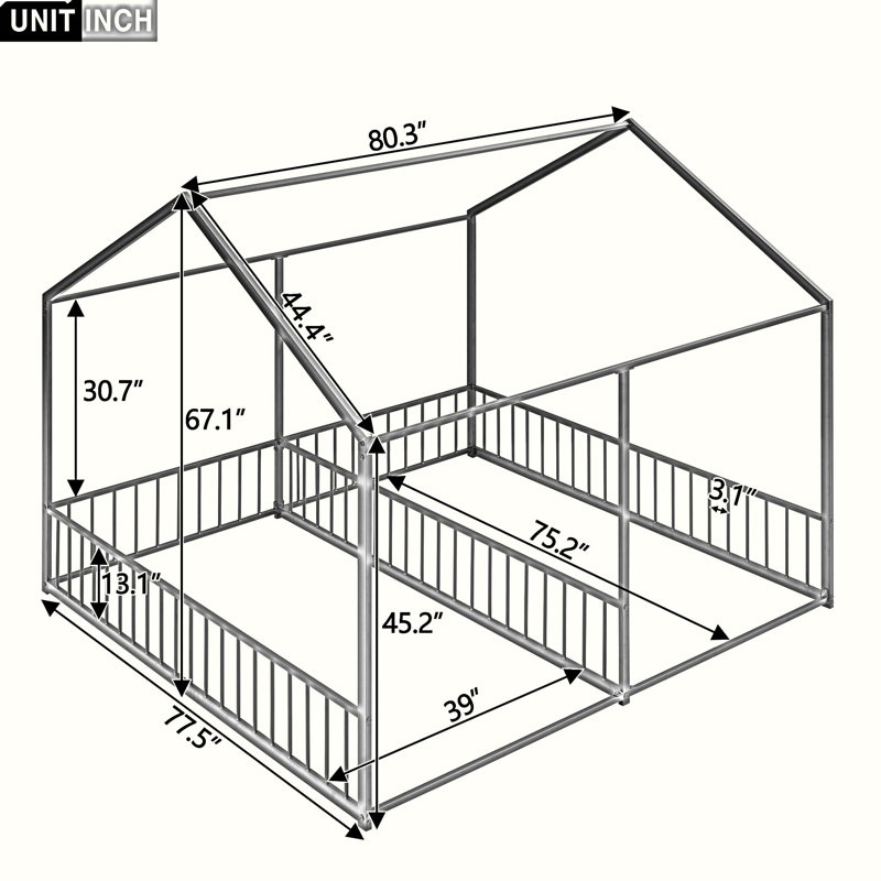 Lit Speece, En bois