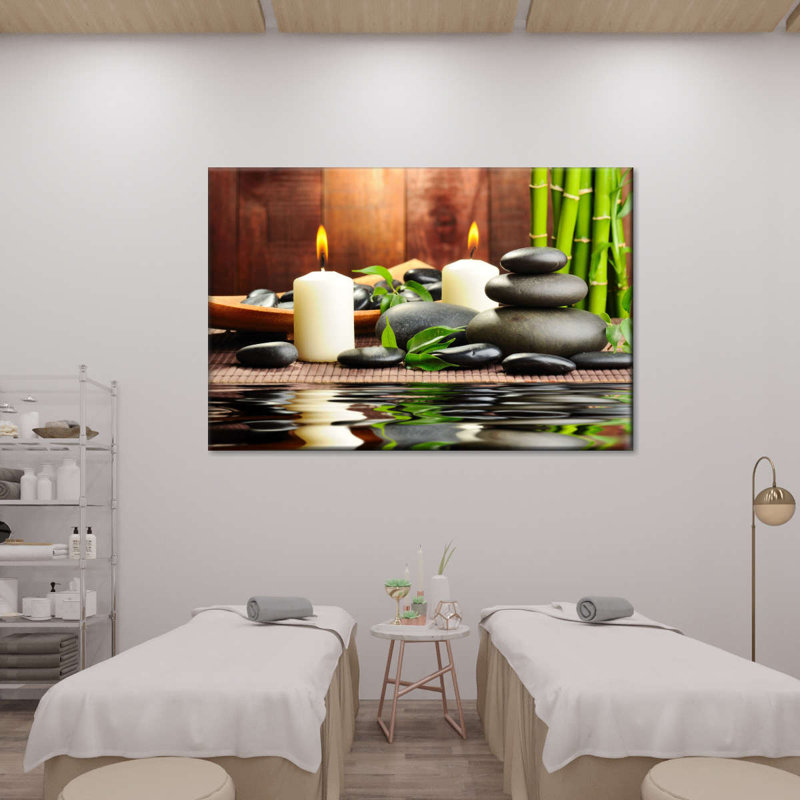 Spa zen sur toile Zen, H 24 po x l 36 po x P 1,25 po