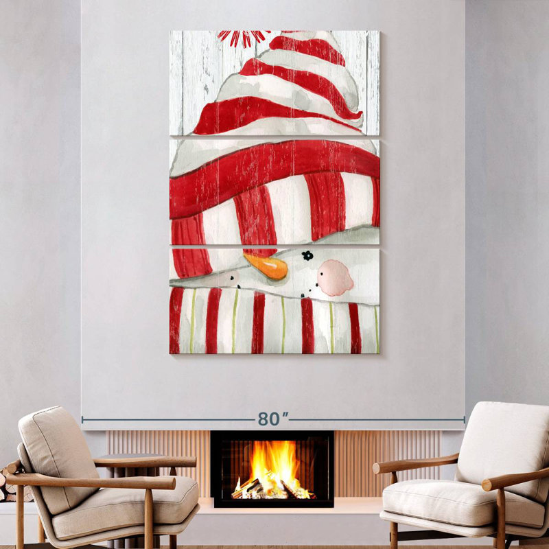 «Lelend Snowman Wishes», H 74 po x l 48 po
