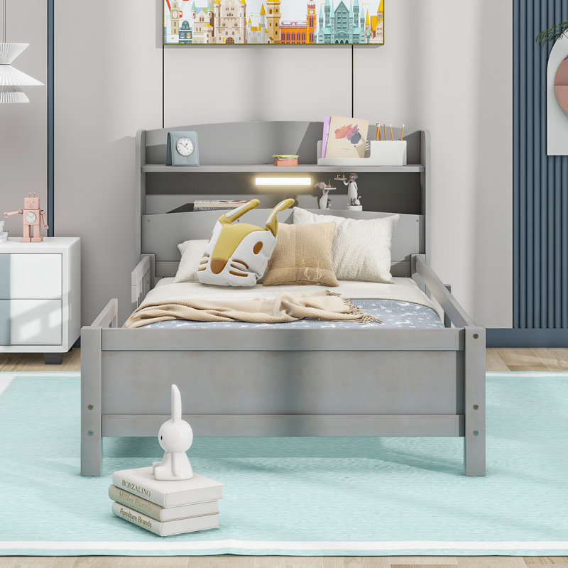 Lit Zacek, gris, Simple