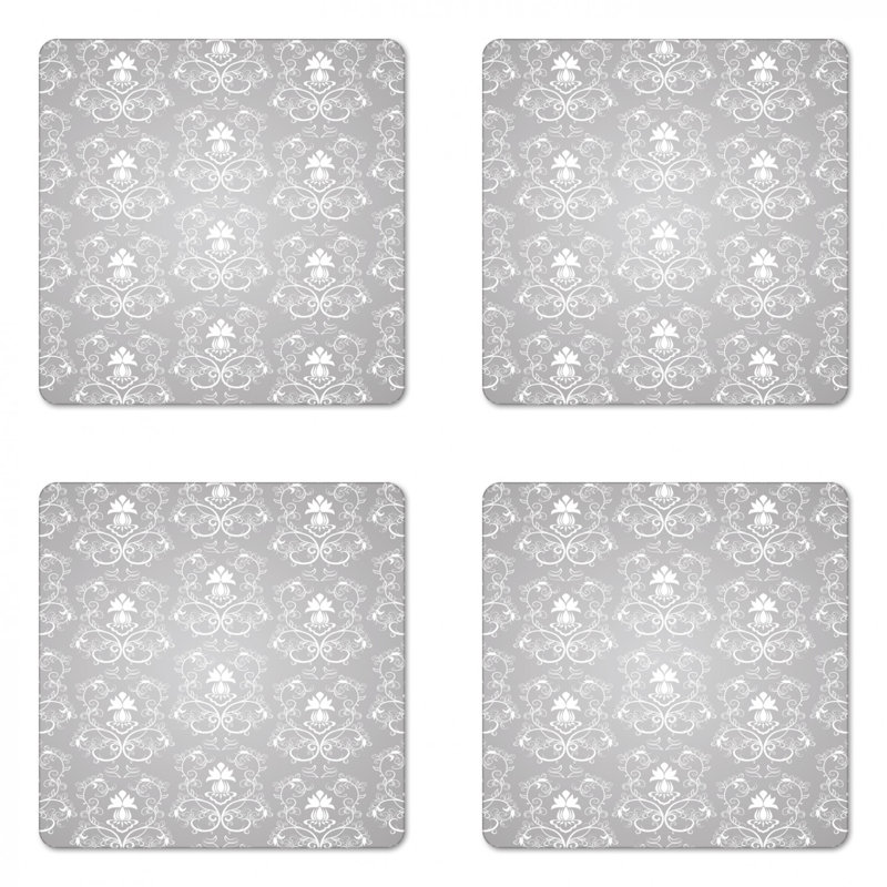 Sous-verre damassé