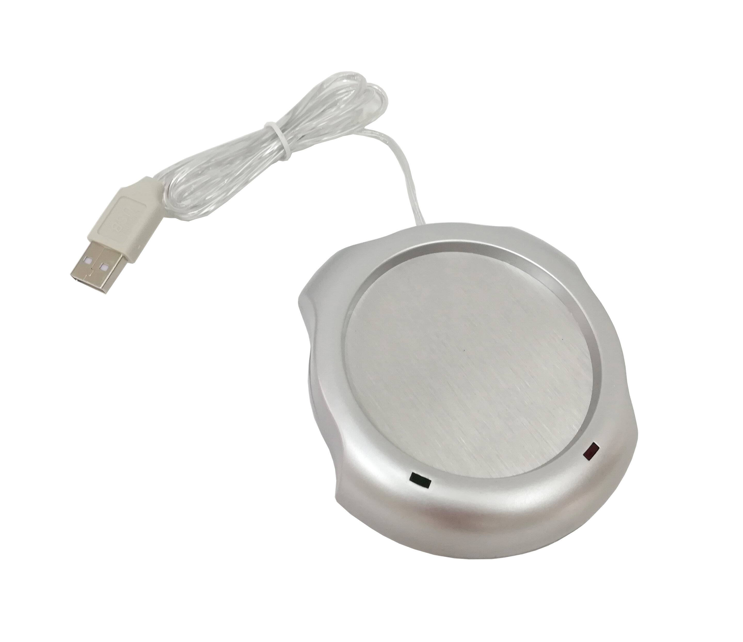 Ceramic Coffee Mug With USB Mug Warmer and Tea Spoon for Office