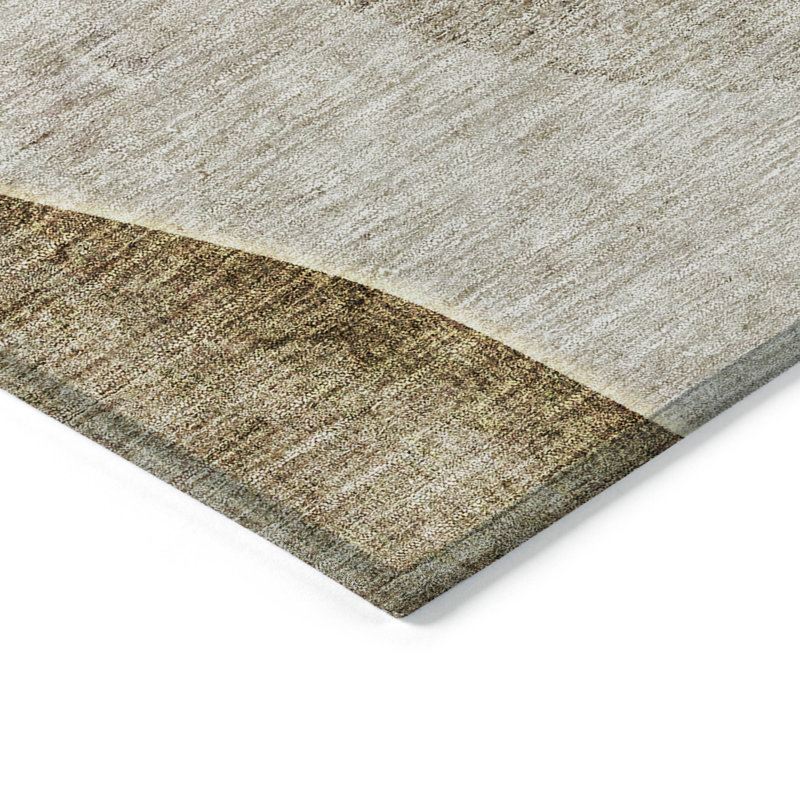 Tapis intérieur / extérieur avec envers antidérapant Chrispin, Rectangle 9 pi x 12 pi