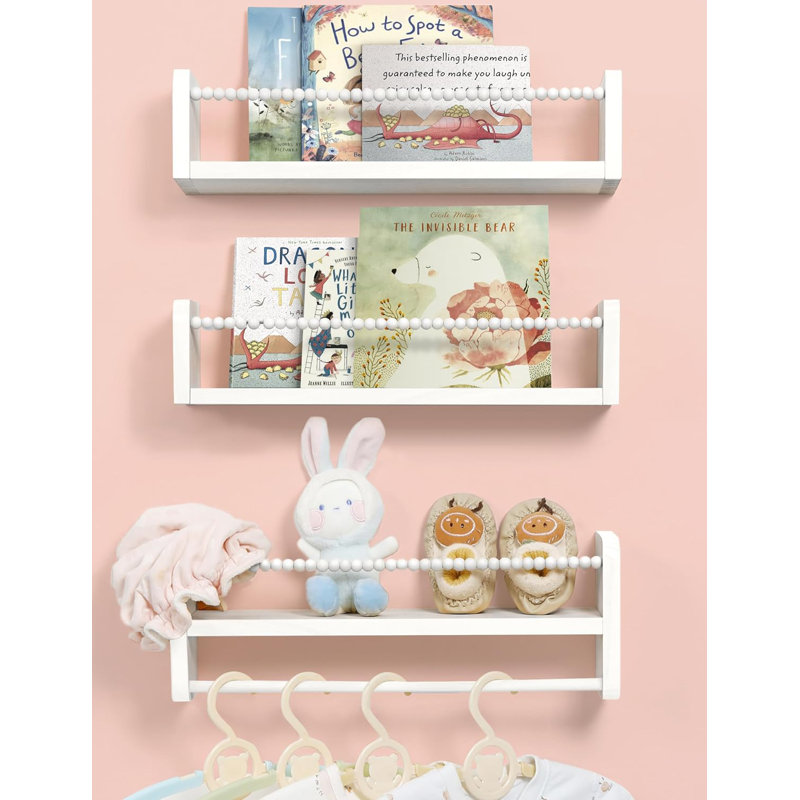 3 Piece Wood Floating Shelf