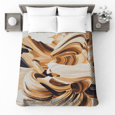 Couvre-lit matelassé Swirling