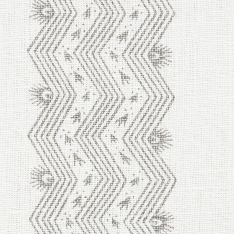 Tissu à rayures Nauset, Gris
