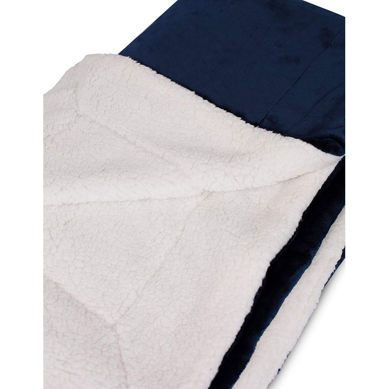 Jeté léger réversible en peluche ultra doux