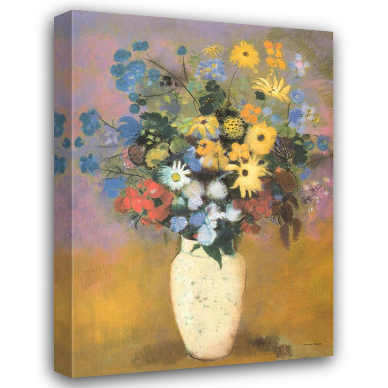 Vase of Flowers, 1914, 24" H x 17" W